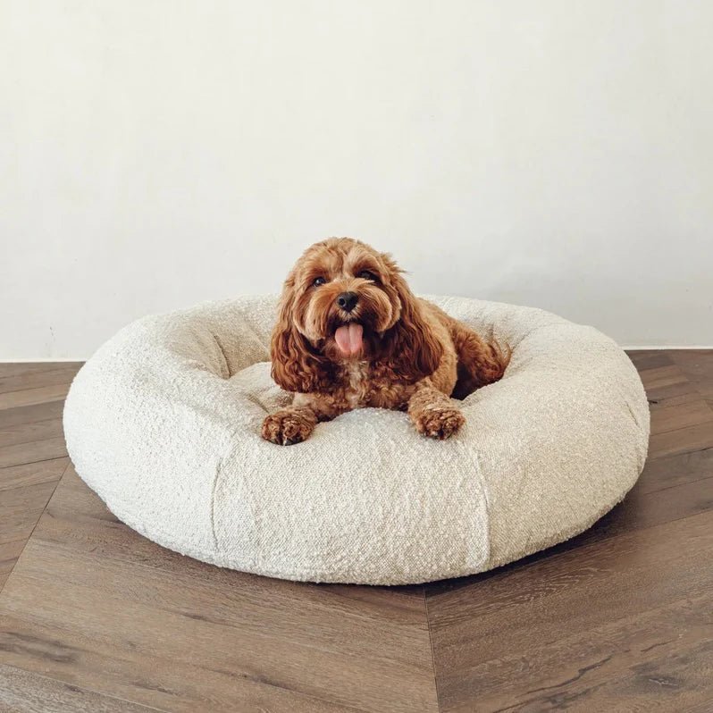 Luxury Boucle Dog Bed - Image 3
